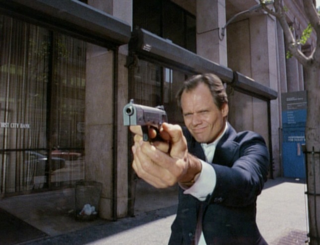 Fred Dryer with a Gun